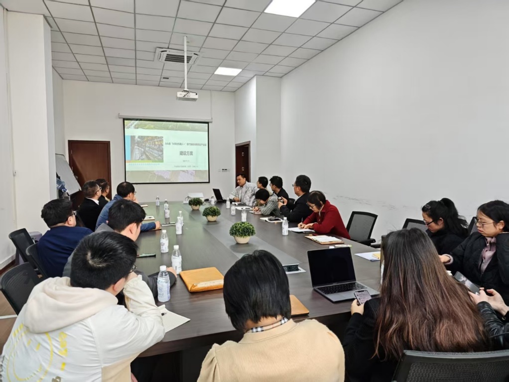 温江区国家农科园管委会及部分入驻企业来院访问交流 携手共促农业科技发展